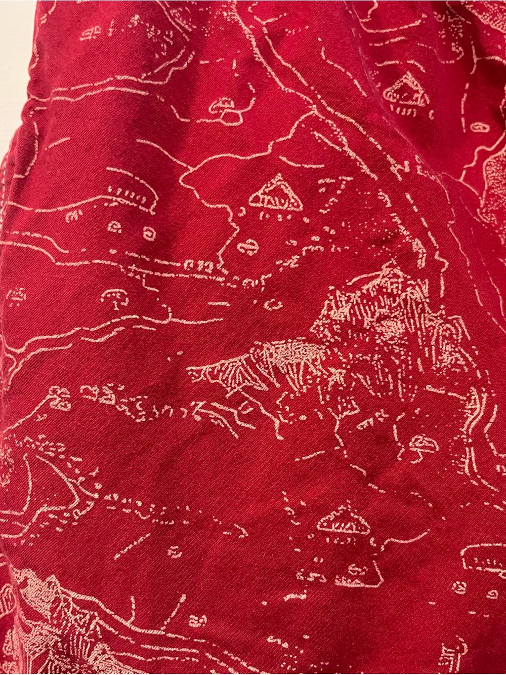Anthropologie Base Weight Daily Practice Shorts Asian Toile - Picture 5 of 11